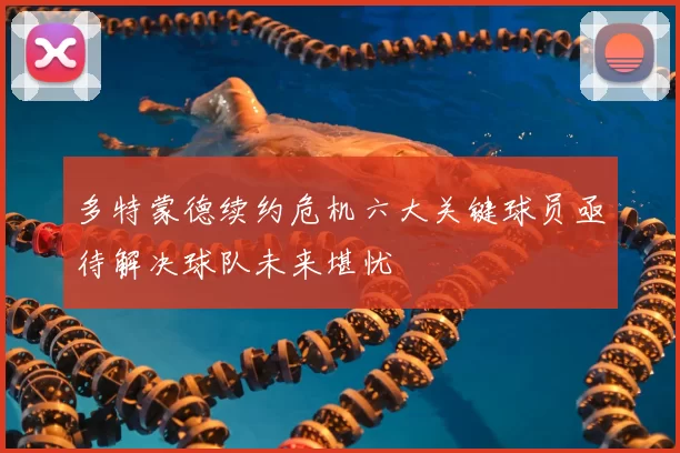 多特蒙德续约危机六大关键球员亟待解决球队未来堪忧