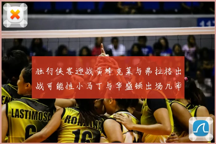 独行侠客迎战黄蜂克莱与弗拉格出战可能性小马丁与华盛顿出场几率高